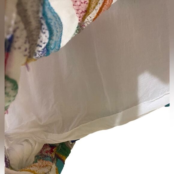 Willa Story Palmer Pull On Short Kaleidoscope Embroidered Feminine Size Medium - Picture 6 of 14